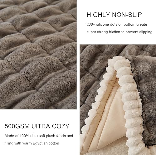 Miniatura 4 de Fundas de sofá para mascotas, fundas de sofá lavables para perros y gatos, funda antideslizante para sofás de 3 a 4 cojines, fundas protectoras para