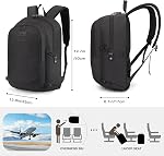 Tzowla Sac à dos pour ordinateur portable antivol USB Port de recharge et écluse 15.6 Inch Computer Business Sacs à dos pour les femmes Collège des hommes Student Gift, Sac à livre Casual Daypack