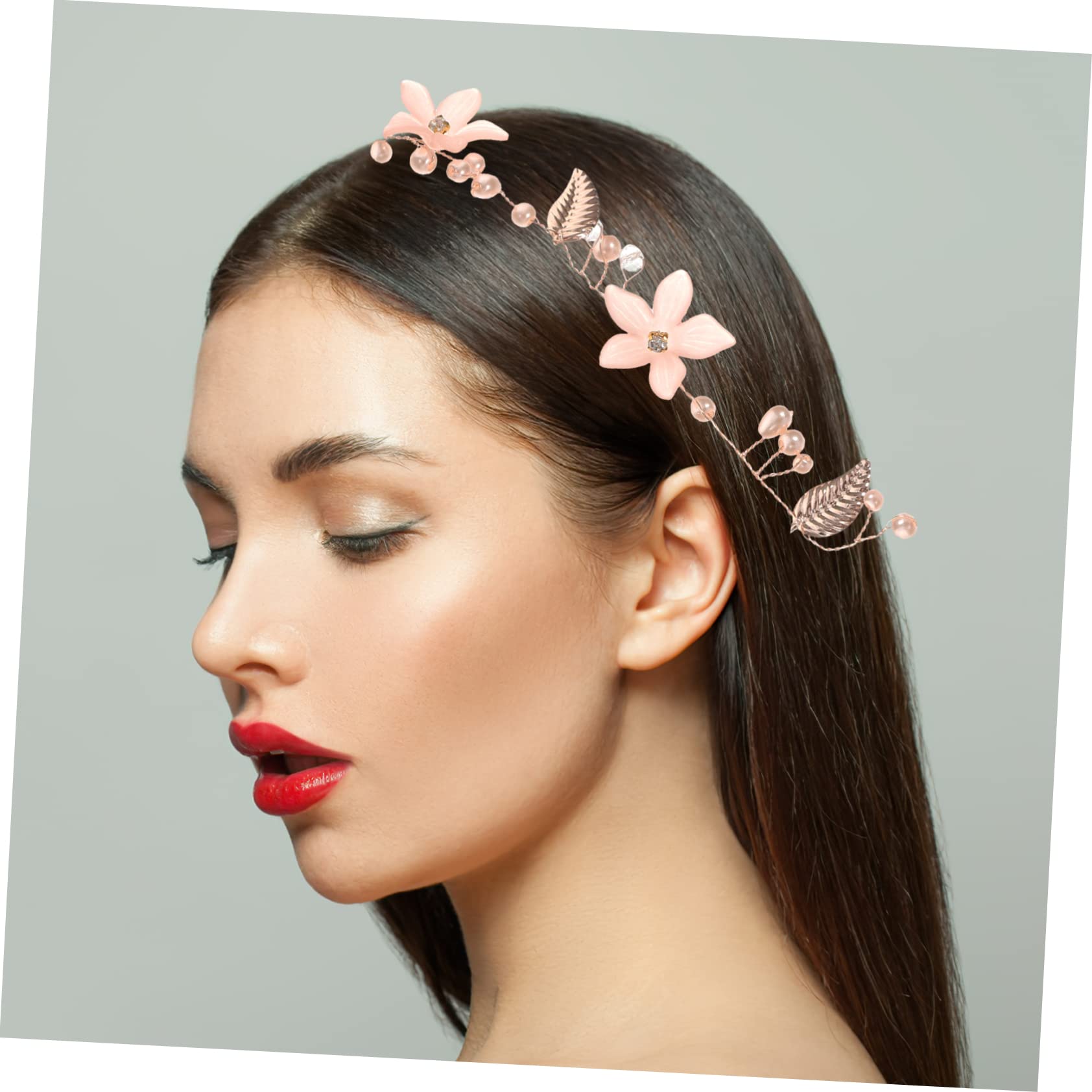 Baluue 5stücke Blütenblatt Braut Haarschmuck Für Hochzeiten Blumenkrone Mit Blüten Und Blättern Für Brautpartys Und Besondere Anlässe