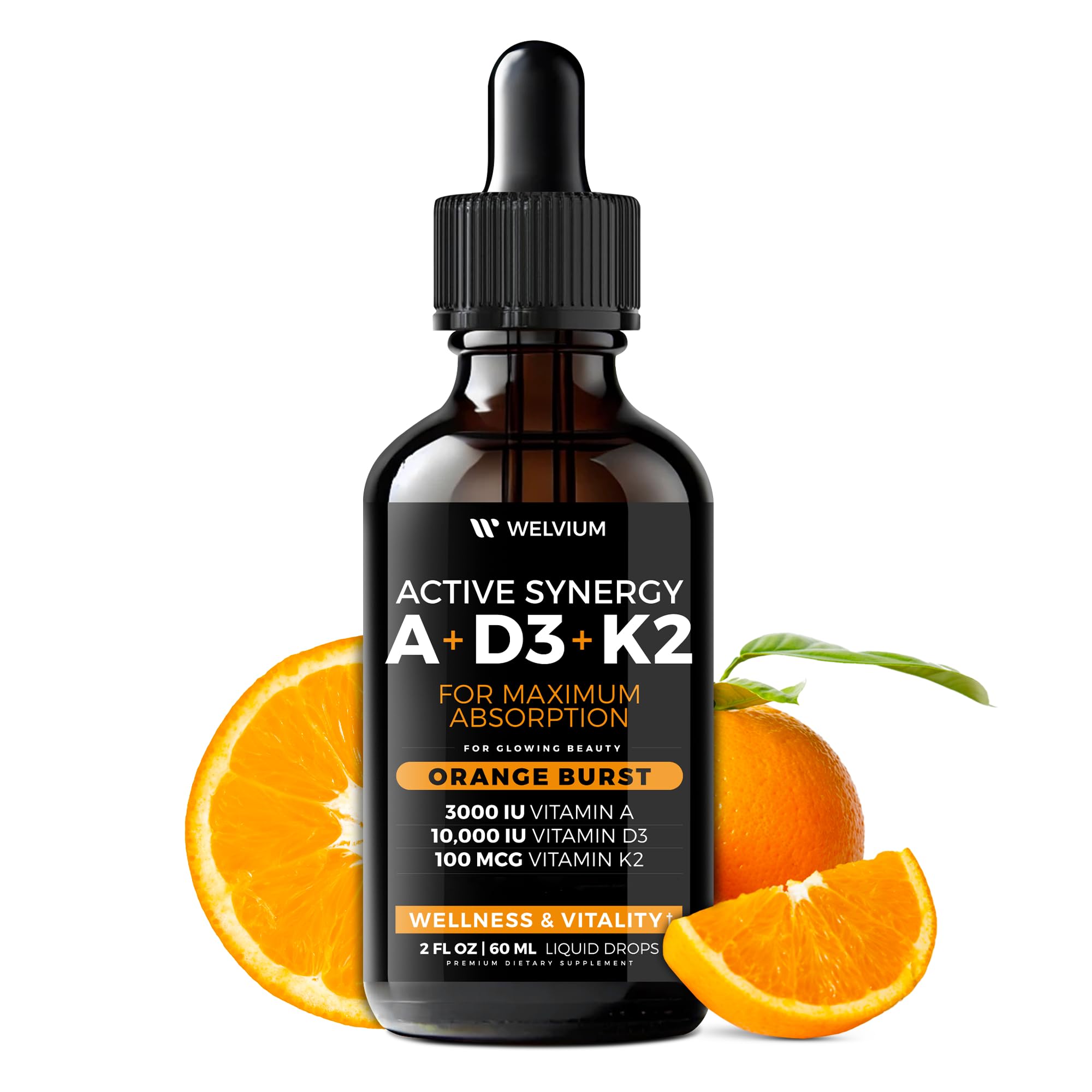 5-in-1 Liquid Vitamin D3 K2 Drops, ADK 10 Vitamin Supplement — Amazon image 5