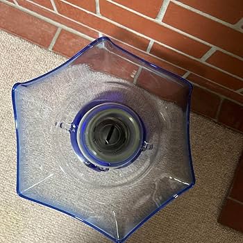 Amazon.co.jp: ︎︎北海道小樽 ヴィンテージ 北一硝子 青いガラス製