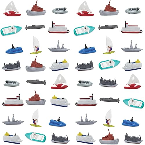 Safari Ltd. In the Water Bolsa a granel – Juego de juguetes de transporte de agua – Colección de 48 piezas para niños, niñas y niños a partir de 3