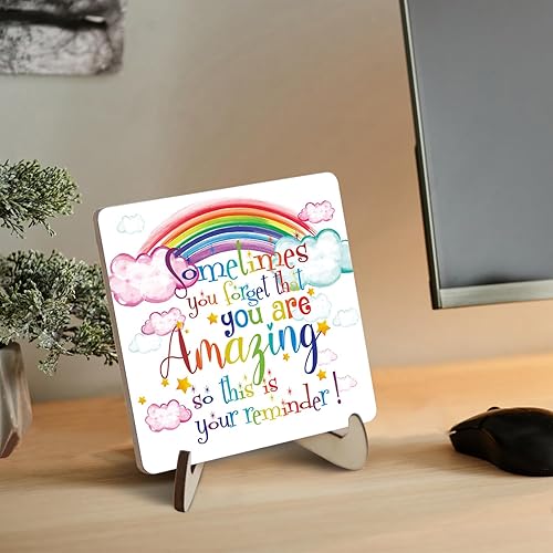Miniatura 2 de Regalos inspiradores para niñas, regalos de aliento para mejor amiga, compañera de trabajo, hija, regalos motivacionales, decoración de placa de