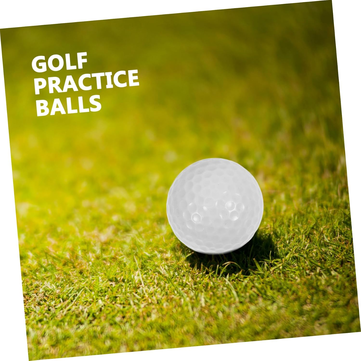KOMBIUDA 10pcs Indoor Golf Practice High Visibility Training for Golf Enthusiasts Double Design for Indoor and Outdoor Use Lightweight and Portable