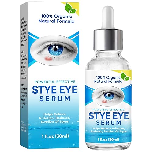 VERYCOZY Tratamiento de ojos de orzuelo, alivio eficiente para los ojos de orzuelo para tratamiento de blefaritis y calazión, suero de alivio de