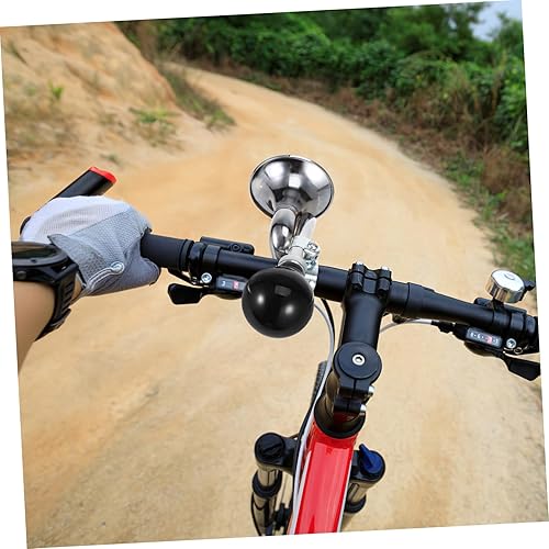 Miniatura 4 de Alarma de manillar de bocina de bicicleta ruidosa fácil de instalar sonido de campana de ciclismo para ciclismo de montaña Diseño de corneta simple
