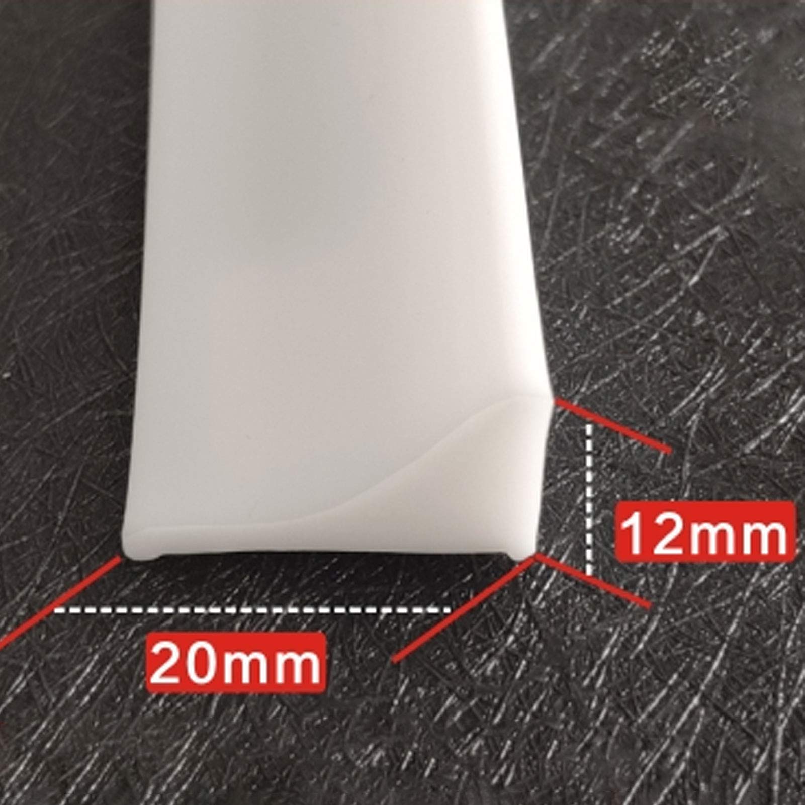 Flexible Duschabdichtung Aus Silikon – Perfekt Für Nass- & Trockentrennung, 60 Cm, Selbstklebend & Biegsam