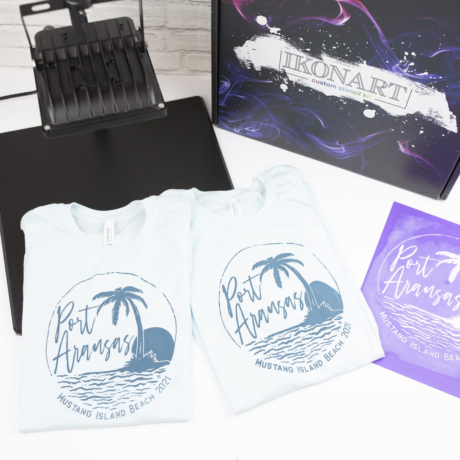 Buy Ikonart Custom Stencil Kit 2.0 DIY Screen Printing Kit with SVG