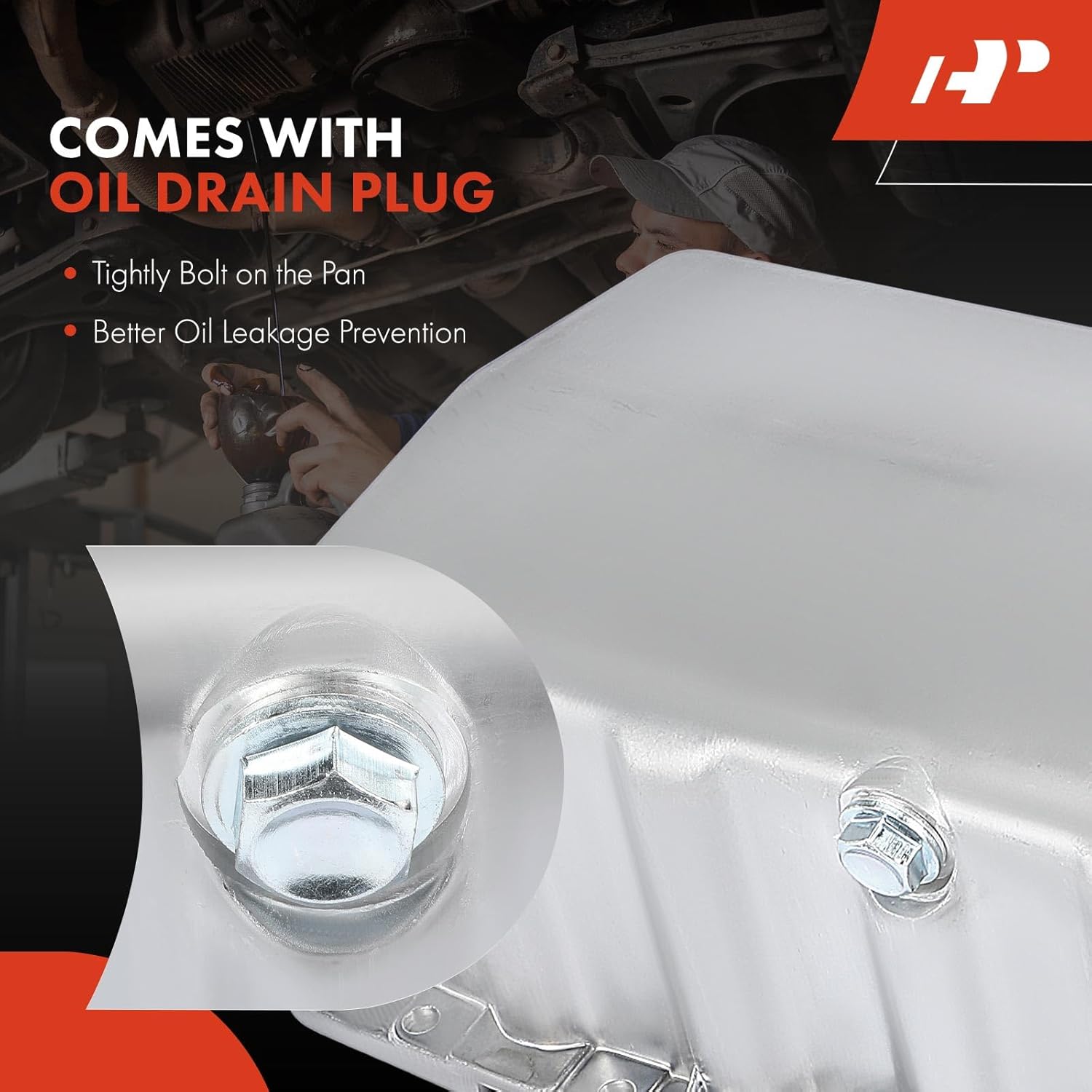 A-Premium Engine Oil Pan Compatible with Volkswagen Jetta 1999-2005 Beetle 1998-2006 Golf 1999-2006 Seat Cordoba 1999-2002 Ibiza