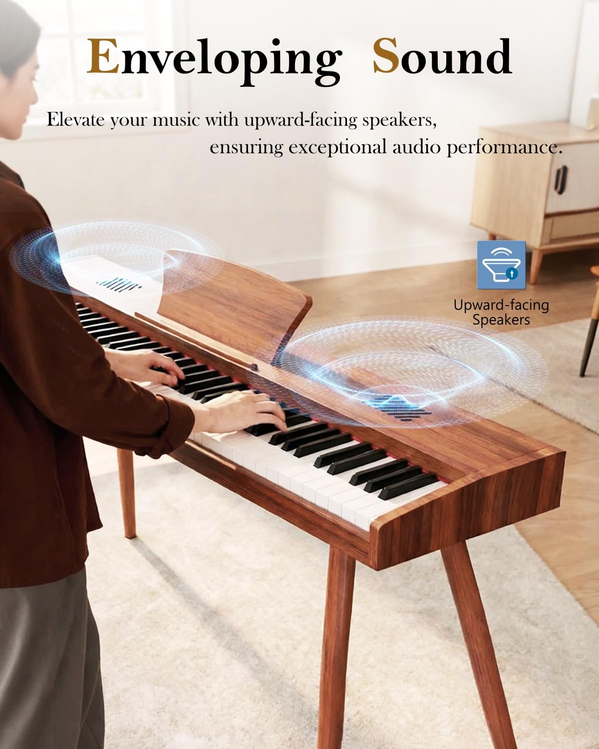 longeye 88keys キーボード Amazon.com: Longeye Piano Keyboard 88 Keys Compact Portable
