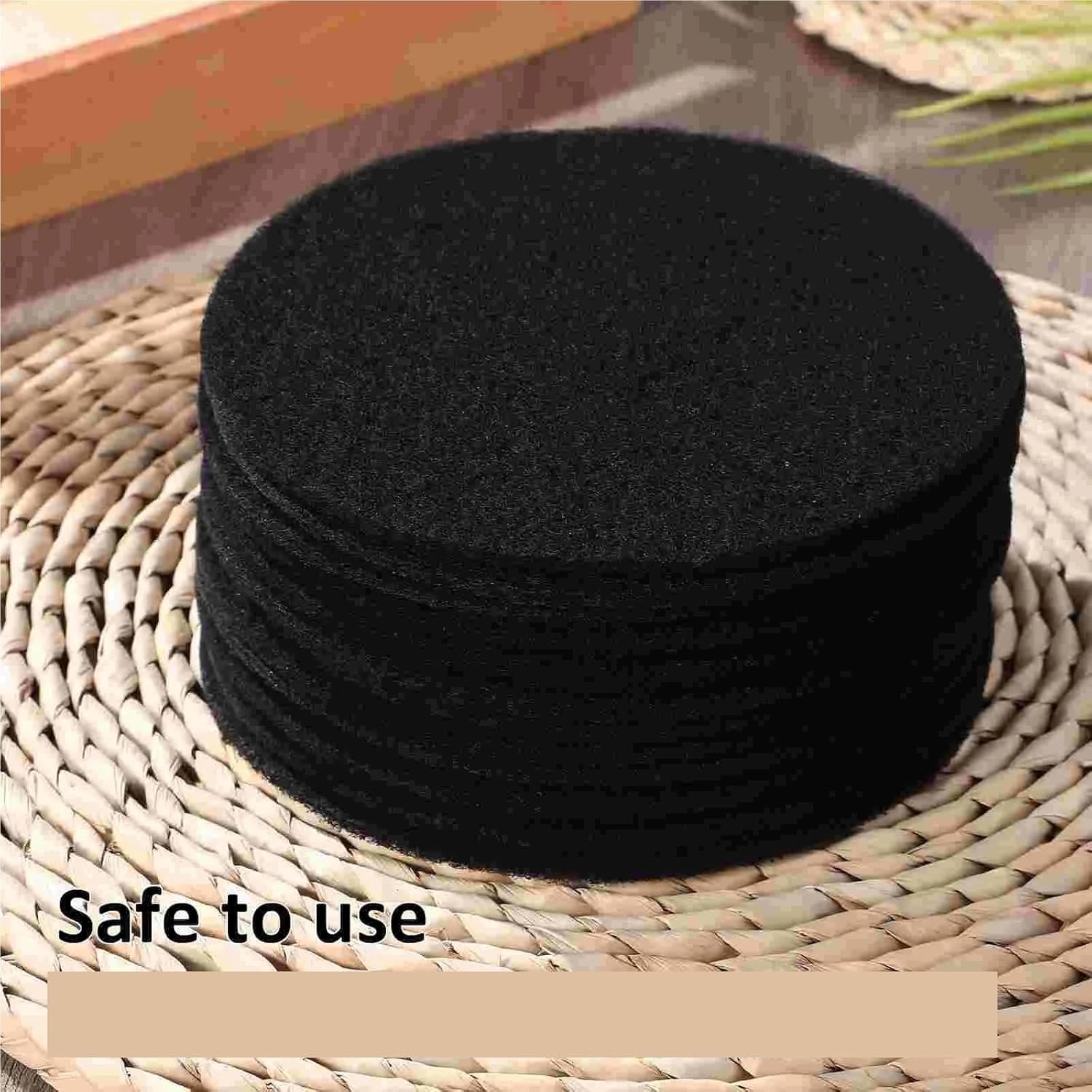 24Pcs Garbage Can Trash Refills Food Waste Jar Cotton Charcoal Compost Bin Filters Remover Pads