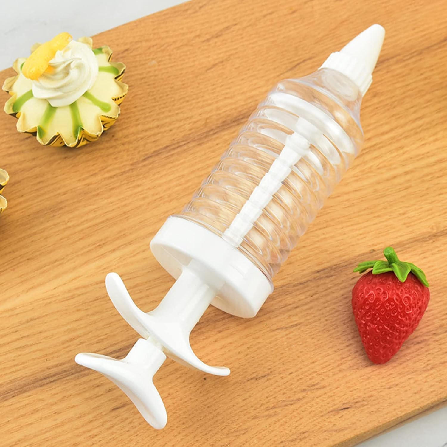 Set Di 8 Ugelli Per Decorazione Torte Con Siringa – Beccucci In Plastica Per Glassatura E Pasticceria – Attrezzi Per Cupcake E Dolci Fai-Da-Te - 3