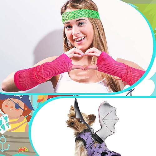 Miniatura 4 de Kit de 33 piezas de sombrero de capitán y gafas para cabina de fotos, accesorios de disfraz surtidos para bodas, cumpleaños de niños, familia y