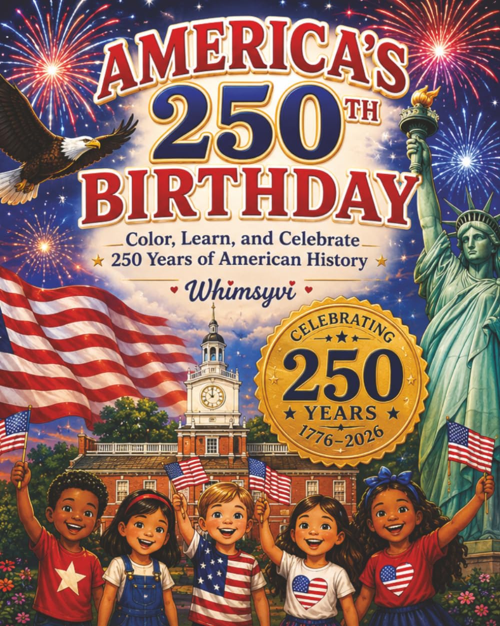 America's 250th Birthday: Color, Learn, and Celebrate 250 Years of American History (America's 250th Educational Series)
