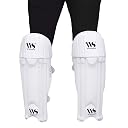 Whitedot Dot 2.1 PU Cricket Wicket Keeping Pad, Mens, White gallery image