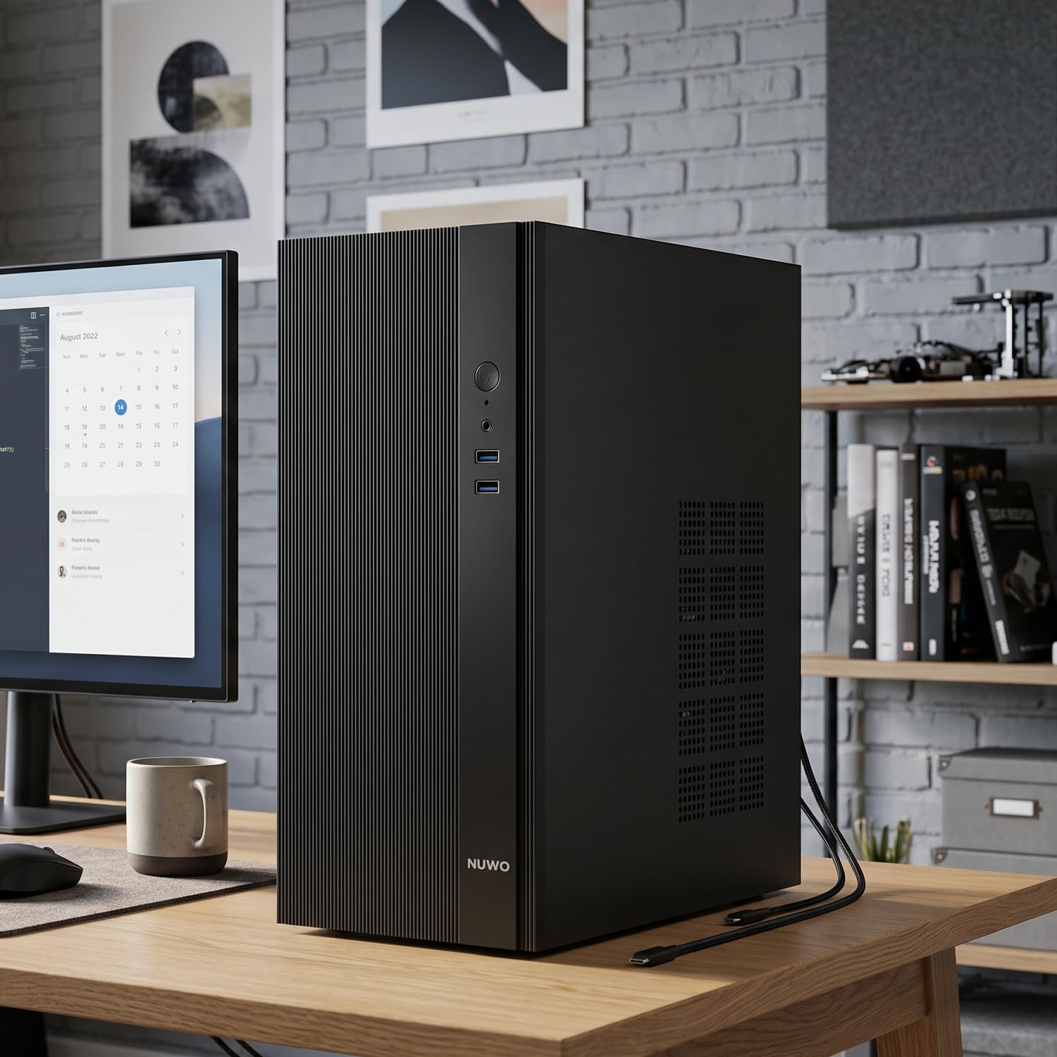 Keydo PC Fisso Desktop i5 fino a 3,8 GHz | Ram 16GB | SSD 256GB | WiFi Usb | Windows 11 Pro | Computer Desktop per Ufficio Casa e Studio - Pronto all’uso
