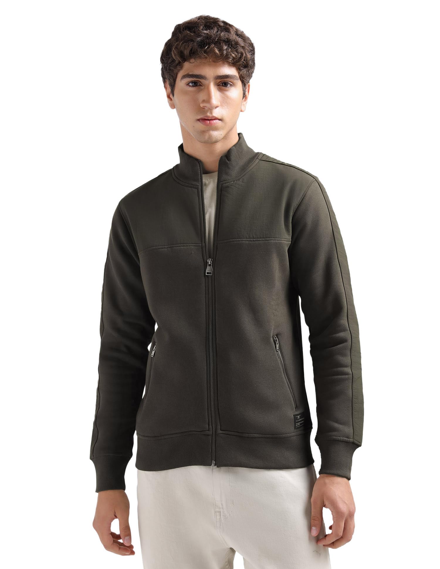 flying machine Men's Regular Fit Sweatshirt| Solid-picture-34