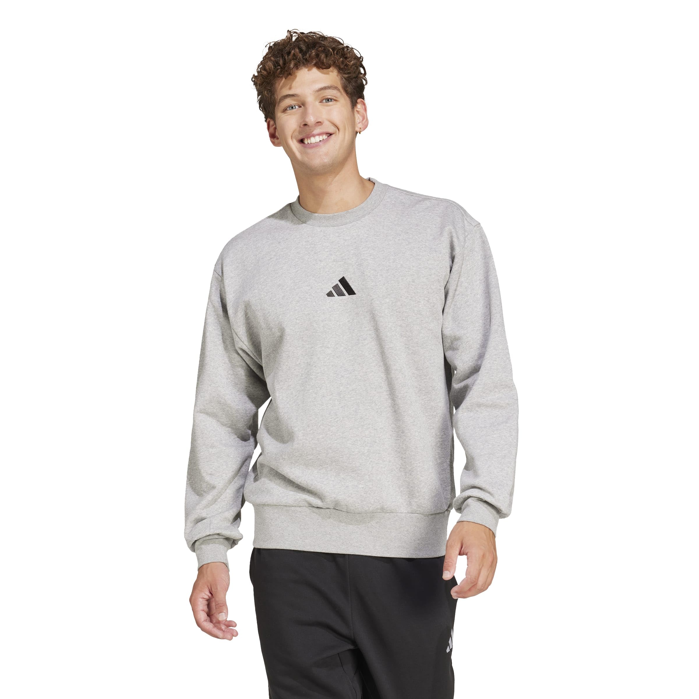 adidas Men Felpa Essentials Feelcozy Fleece - 4
