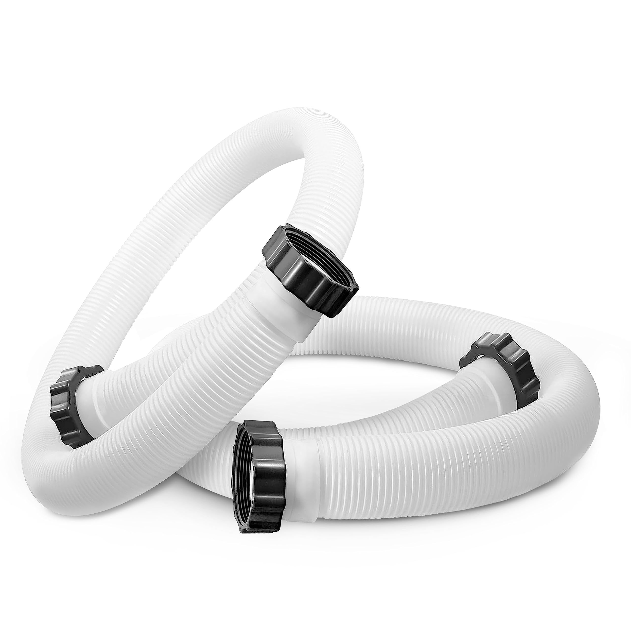 Photo 1 of 1.5" Pool Pump Hose Compatible with Intex Filter Pumps & Saltwater Systems 59" Long (2 Pack)