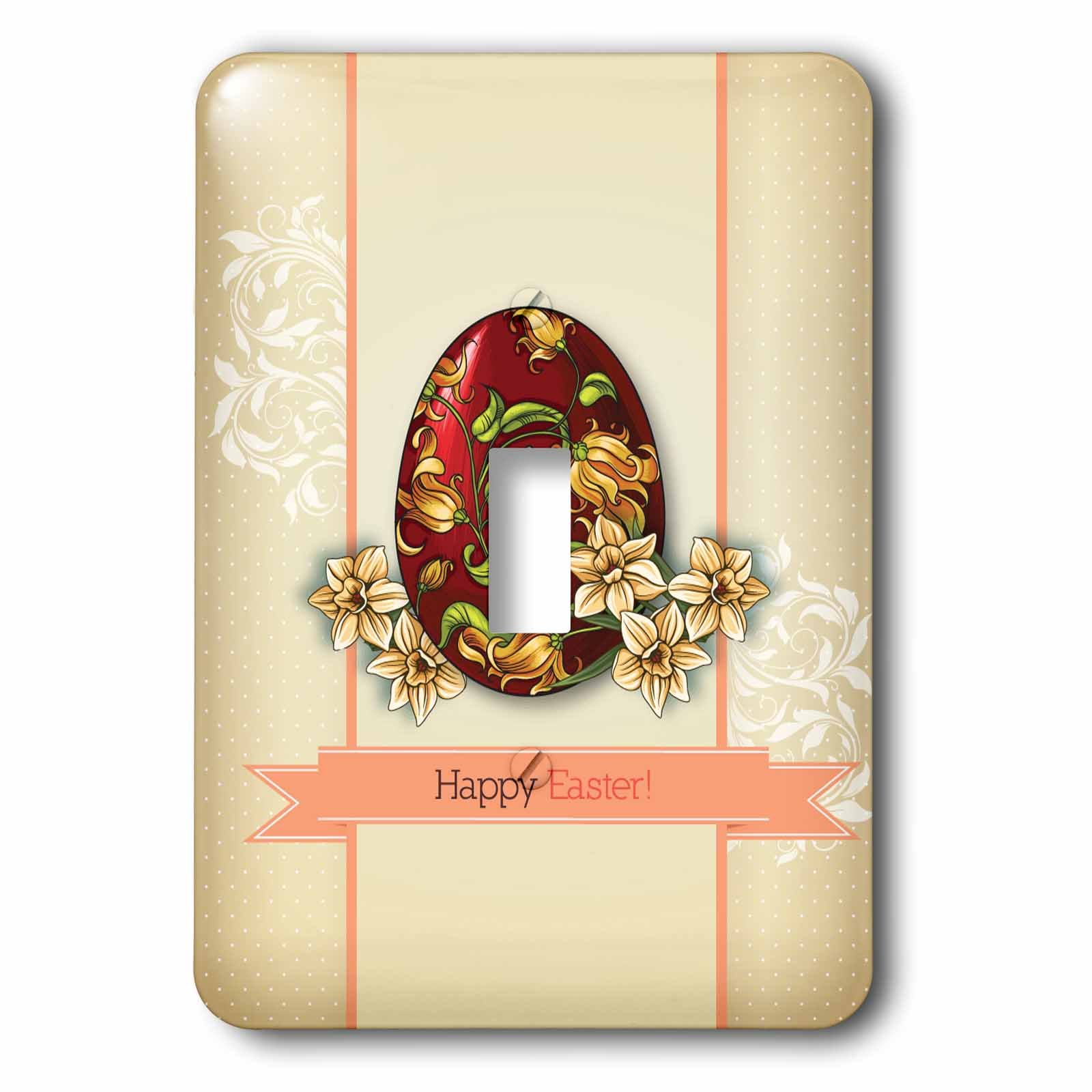 Interruptor de pascua 3dRose para decorar tu salón con flores