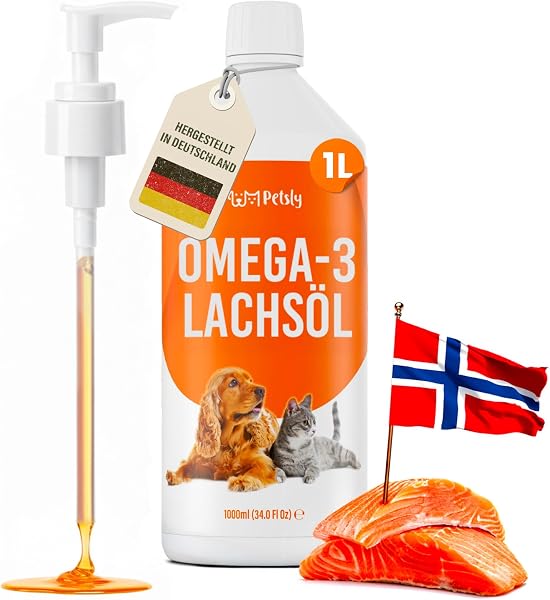 Salmon Oil 1L Premium Fischöl für Hunde