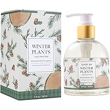 ROMIIE ZOI Christmas Liquid Hand Soap with Gift Box - Winter Plants, Infused with Winter Pine Scent - 260ml/ 9 fl.oz