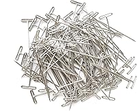 Vista 2 de Alfileres en T, paquete de 50 unidades de 2 pulgadas - Alfileres en T para tejer, pelucas, costura y pared de oficina