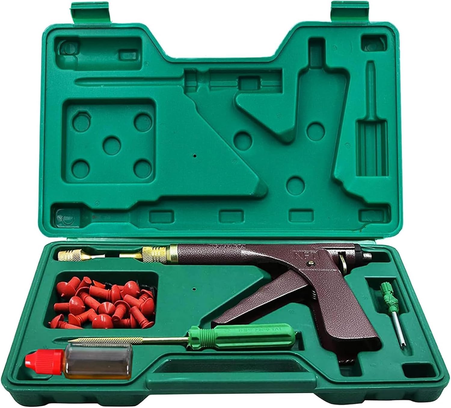 Kit de Reparación sin Cámara para Neumáticos - Juego de Lujo para Coche, Moto, Camión, ARB, ATV y Tractor con Tapones