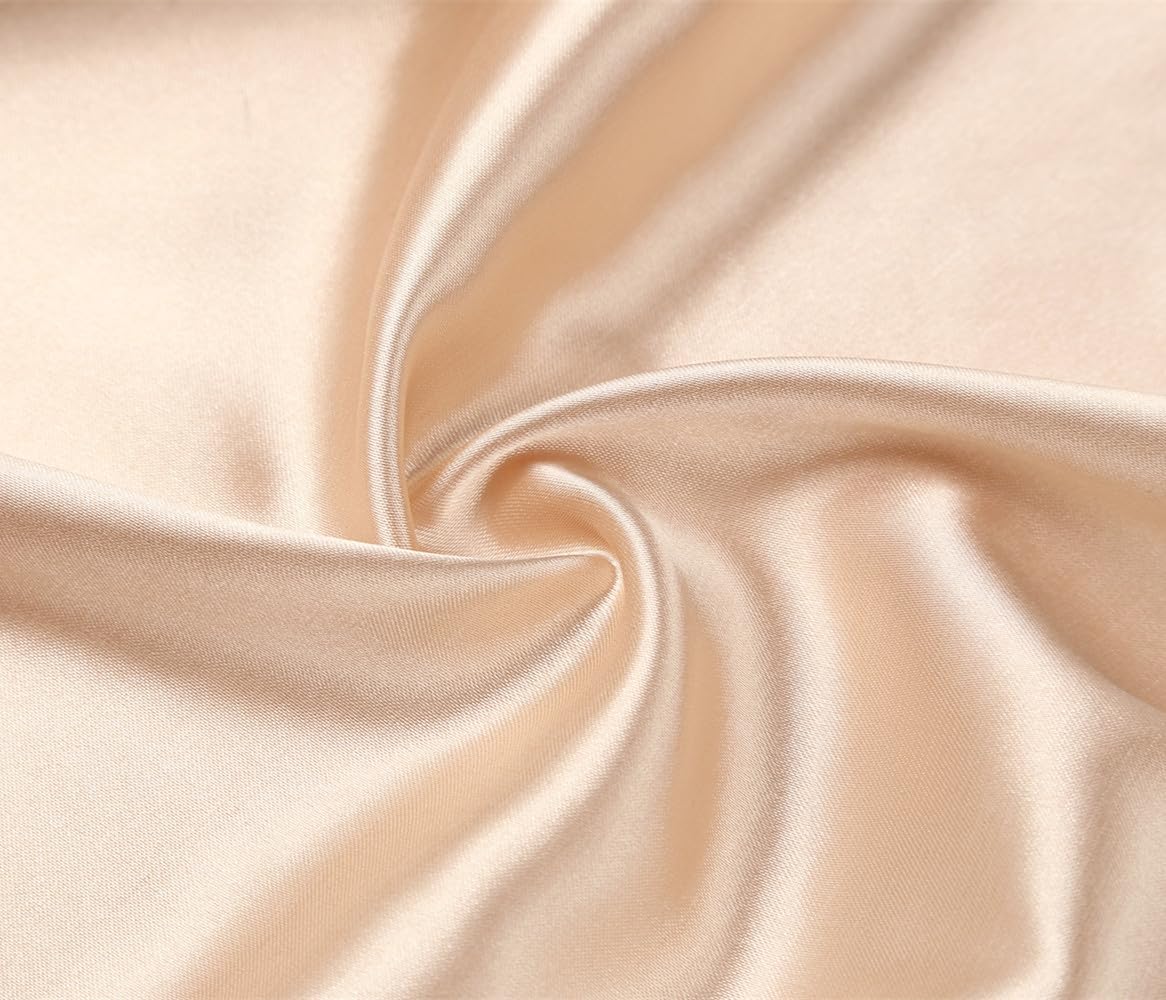 MizzGenio Women's Long Silk Robes Lightweight Long Satin Robes Full Length Sleepwear Dressing Gown - Image 5