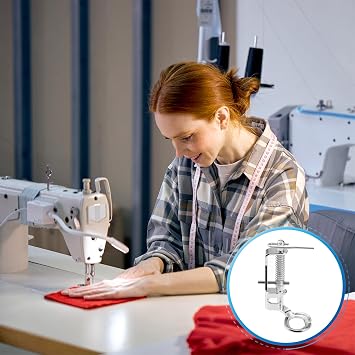 FIKLOTA Large Metal Free Motion Quilting Darning Presser Foot | For Singer, Brother, Janome, Juki, Babylock, Elna, Kenmore, White, Necchi, Simplicity, Euro-Pro, and More Sewing Machines
