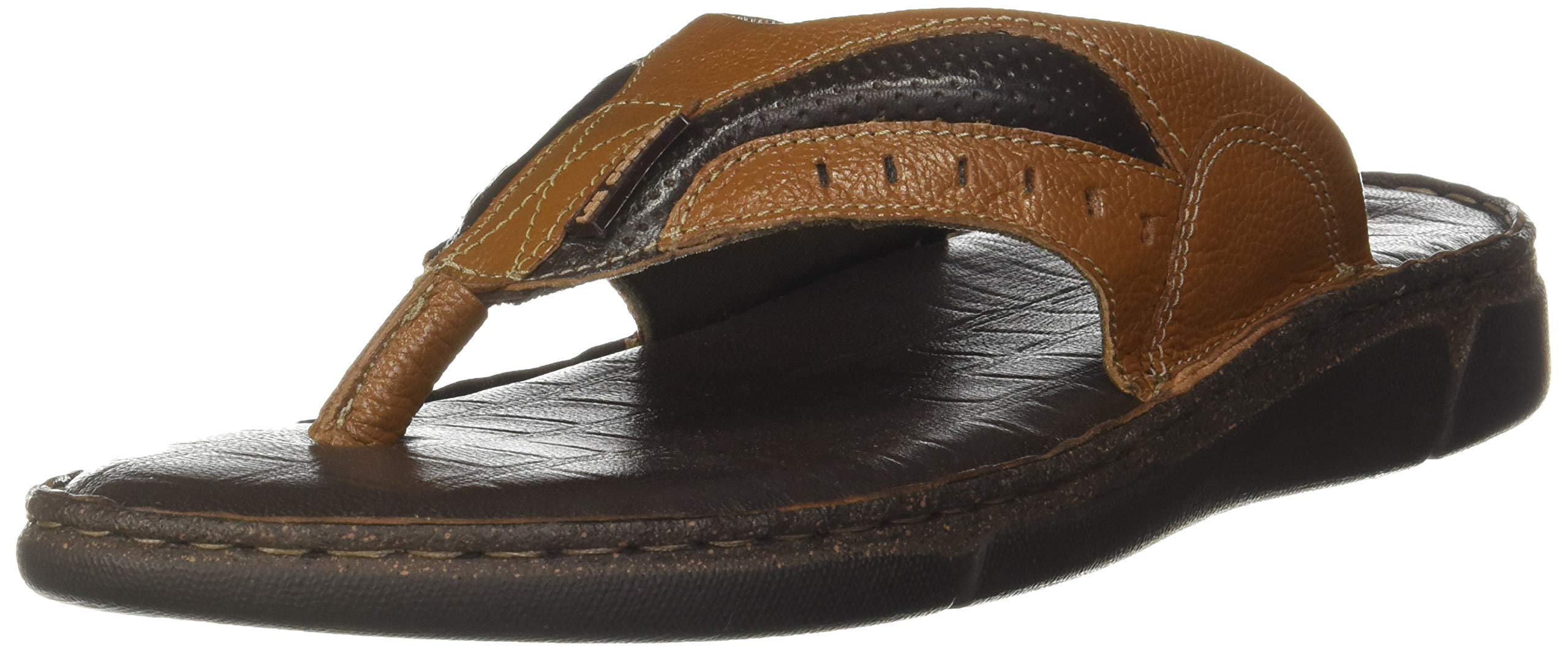 Lee Cooper Men Tan Leather Flip Flop_Tan_41 (B07JKZD8FS) Amazon Price History, Amazon Price Tracker