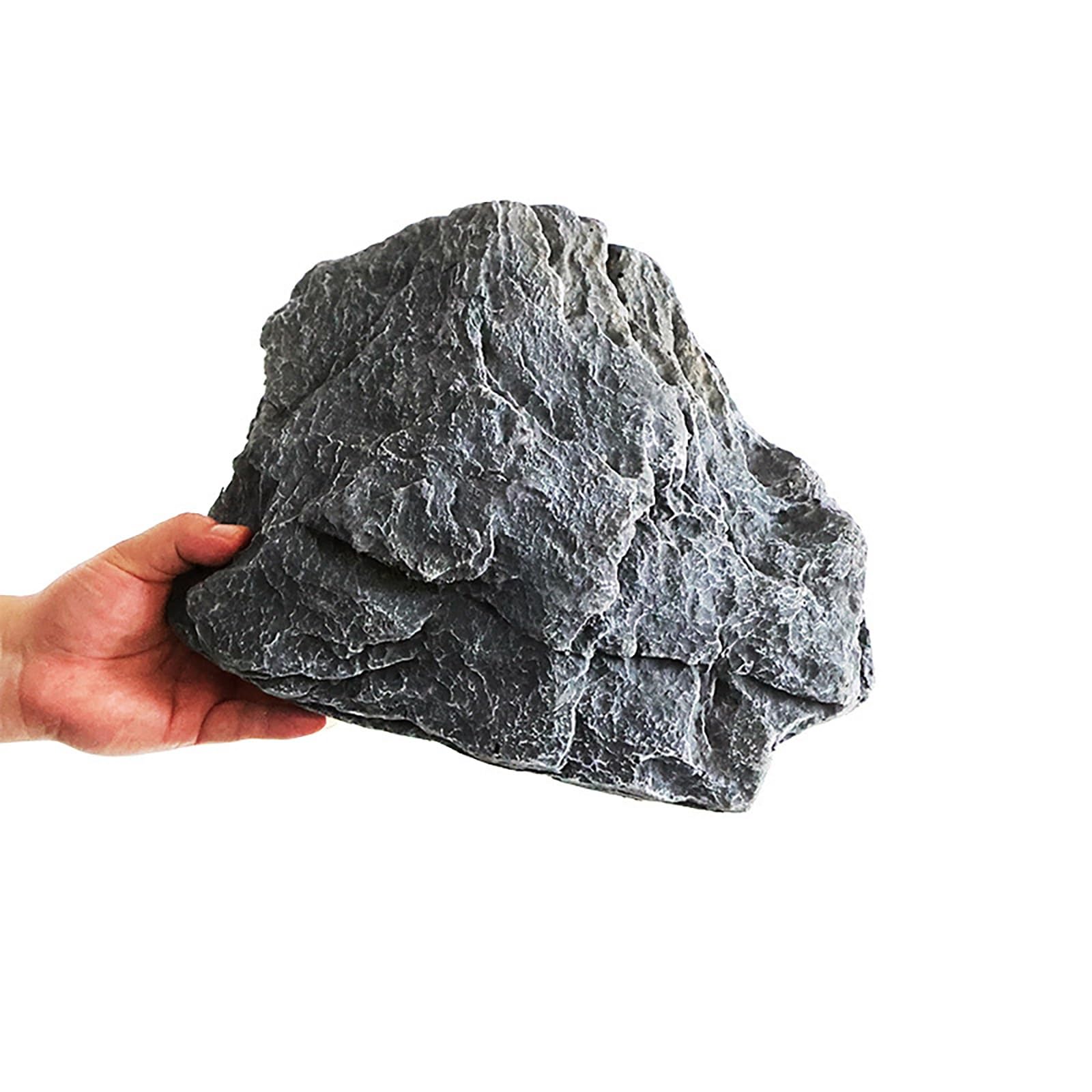 Realistyczny sztuczny kamień dekoracyjny kamień z pianki PU do patio ogrodowego wewnątrz budynku na zewnątrz, 1 szt(32x18x13cm)