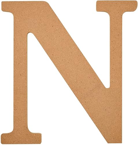 Plaid Letra de madera sin terminar, superficie de madera de 8 pulgadas, perfecta para proyectos de manualidades y manualidades, 63593, 8 pulgadas