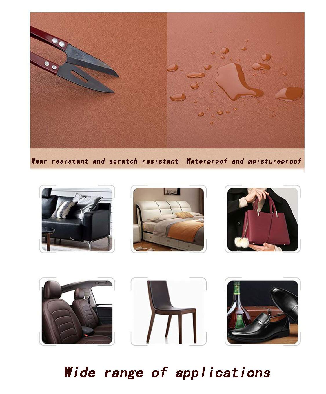 wangk Skórzany materiał opakowanie na sofę, poduszka ze sztucznej skóry, miękka skóra, materiał syntetyczny, sofa ze sztucznej skóry, wodoszczelna, miękka skóra DIY