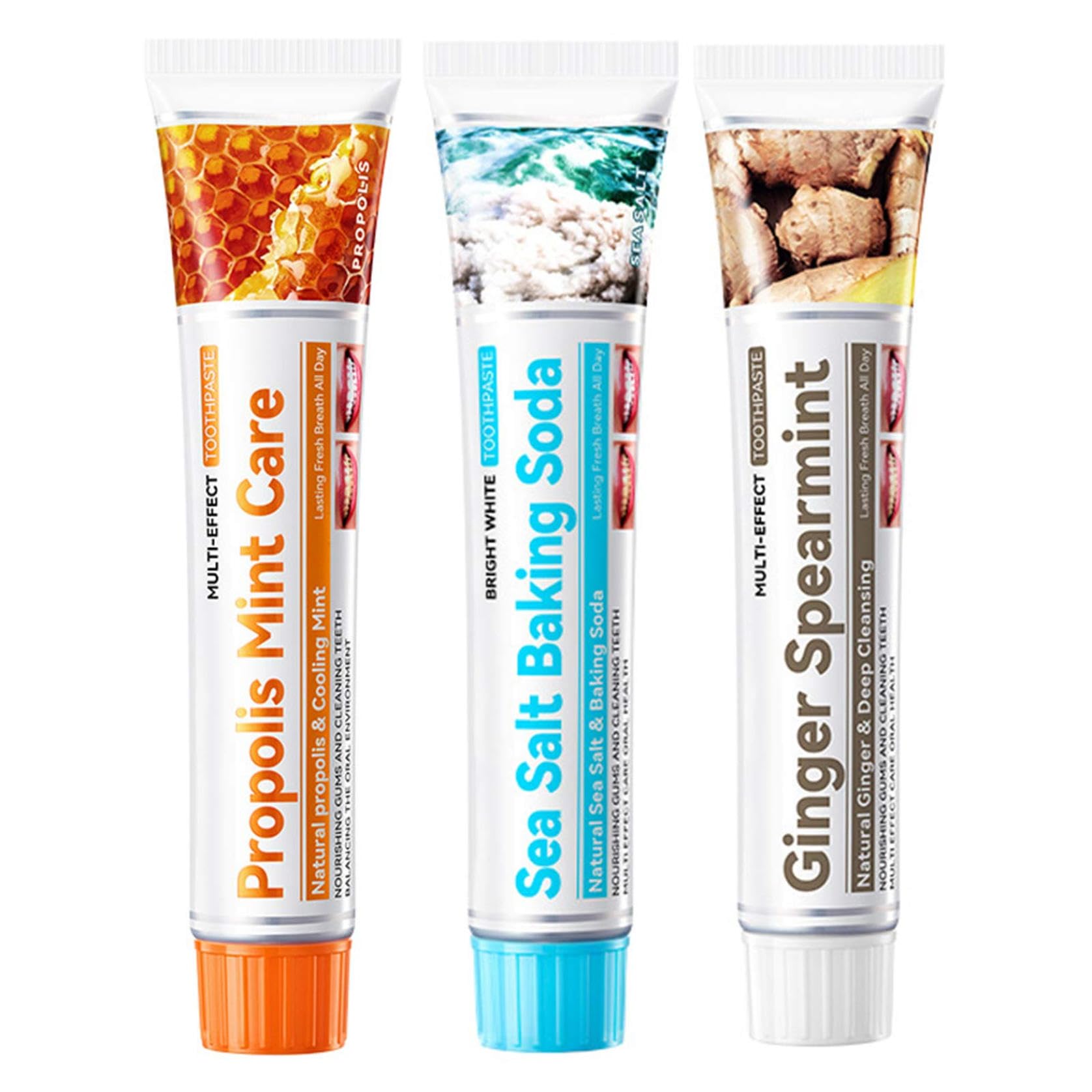 Deep Cleaning Toothpaste 3-Pack with Refreshing Mint Flavor for Fresh Breath and Stain Removal - Oral Care Essentials
