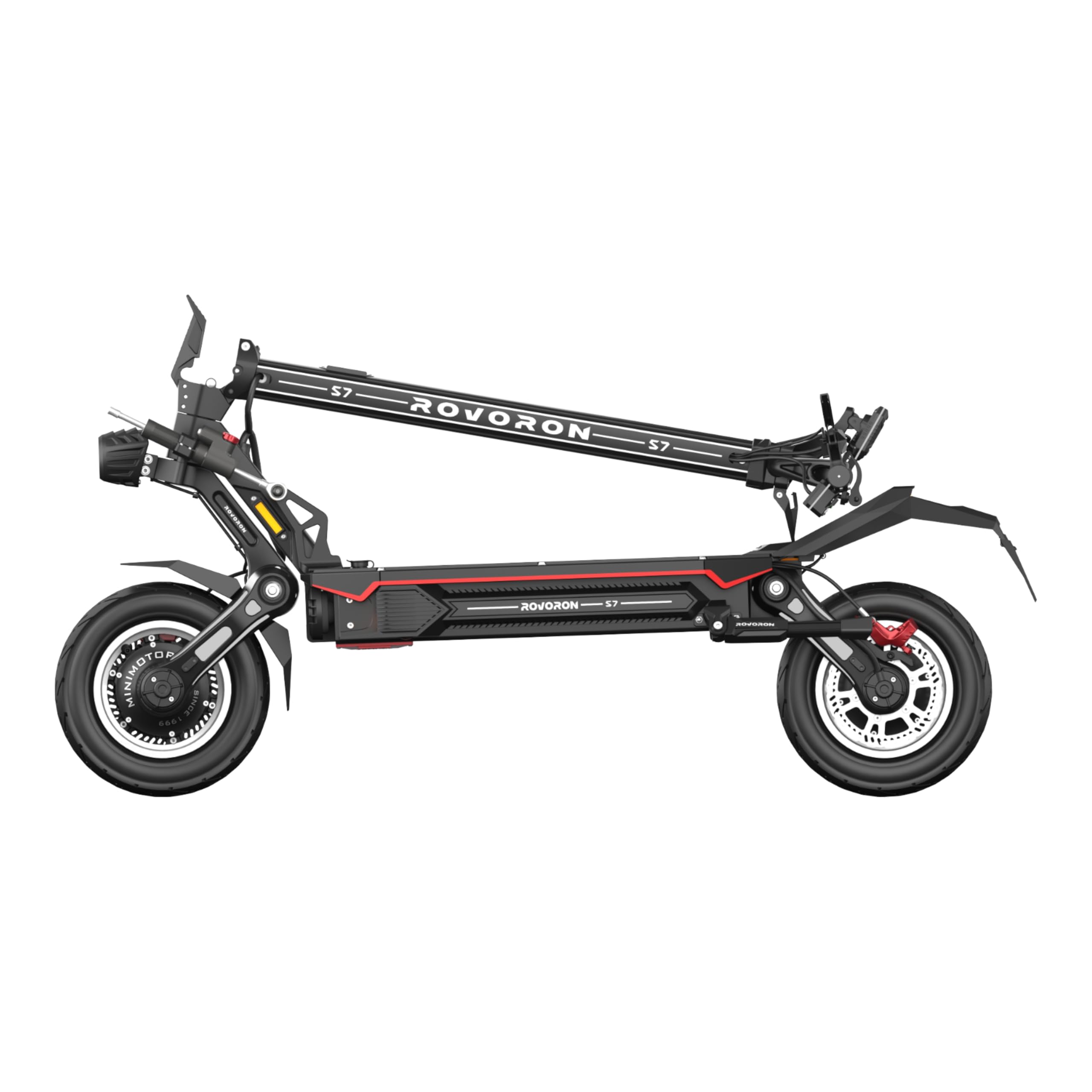 Rovoron Trottinette Électrique S7, Double Moteur 2x2500W