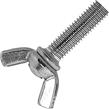 Wing Screws M4 x 30 mm [American Shape] Made of A2 Stainless Steel (Pack of 10) | Various Sizes & Packaging Units Available | Butterfly Screws | Wing Screws | Similar to DIN 316