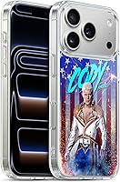 Vista 72 de Head Case Designs Funda de gel suave con licencia oficial de la WWE American Nightmare Flag Cody Rhodes Graphics compatible con Apple iPhone 7