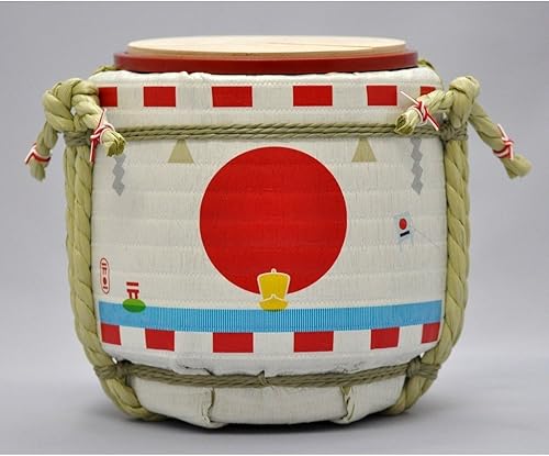 Miniatura 2 de Mini Kagami Biraki Set Set de sake especial para celebraciones Día de Año Nuevo