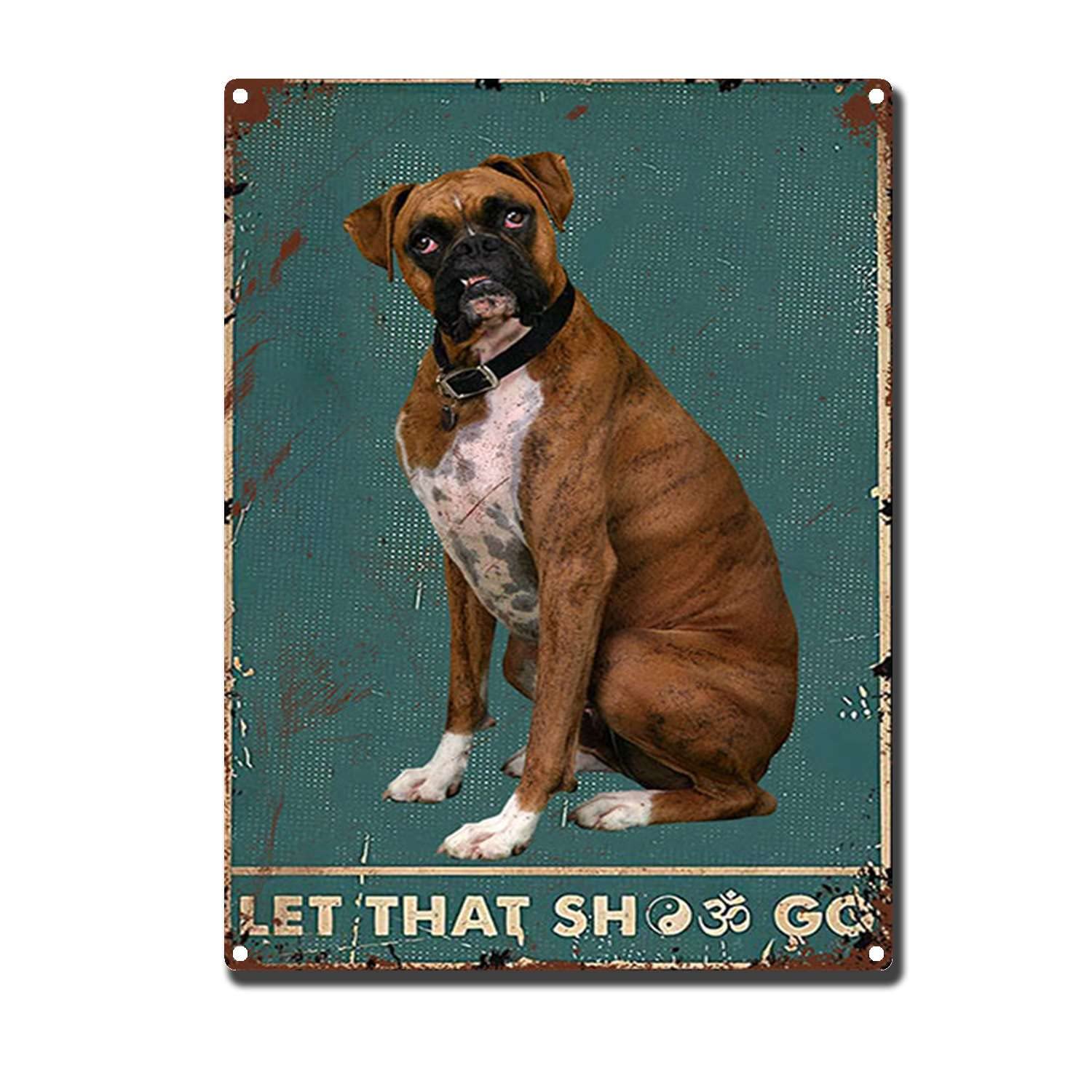 HYCLAM Tin Sign Let That Go Style Interesting Bar Indoor and Outdoor Walls Decorated with Men S Gifts 12x16inch-Tin Sign