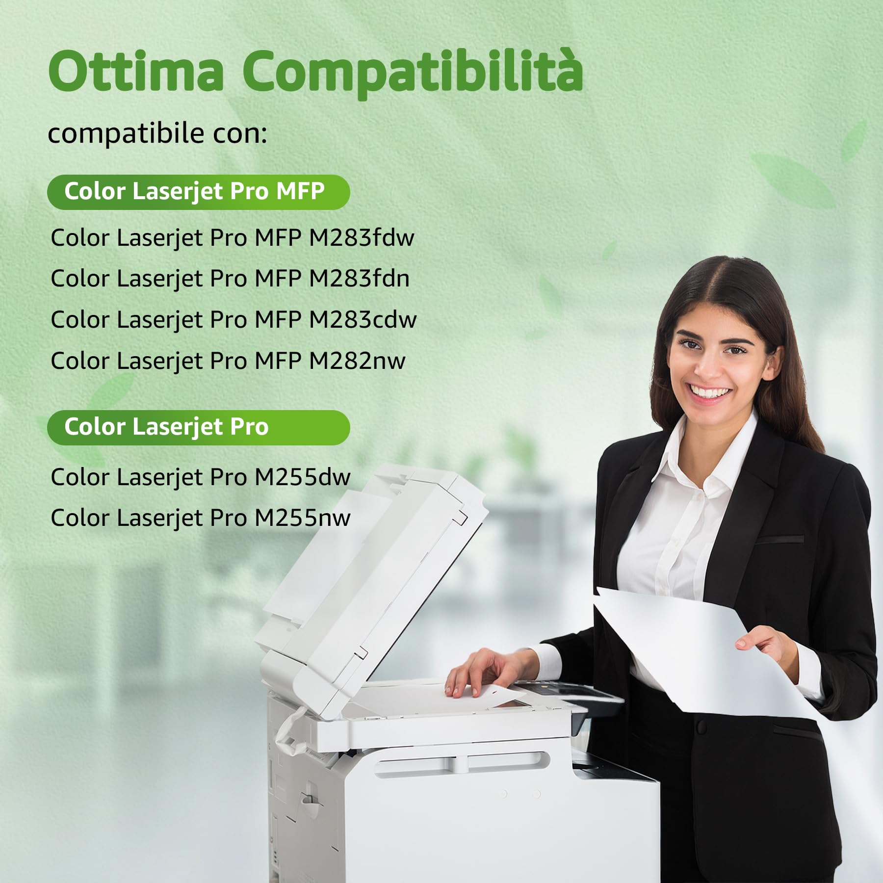 GREENSKY 207A con Chip Compatibile per HP 207A 207X Toner per HP Color Laserjet Pro MFP M283fdw M283fdn M255dw M255nw M283cdw M282nw W2210A W2211A W2212A W2213A (Nero Ciano Giallo Magenta, 4-Pack)
