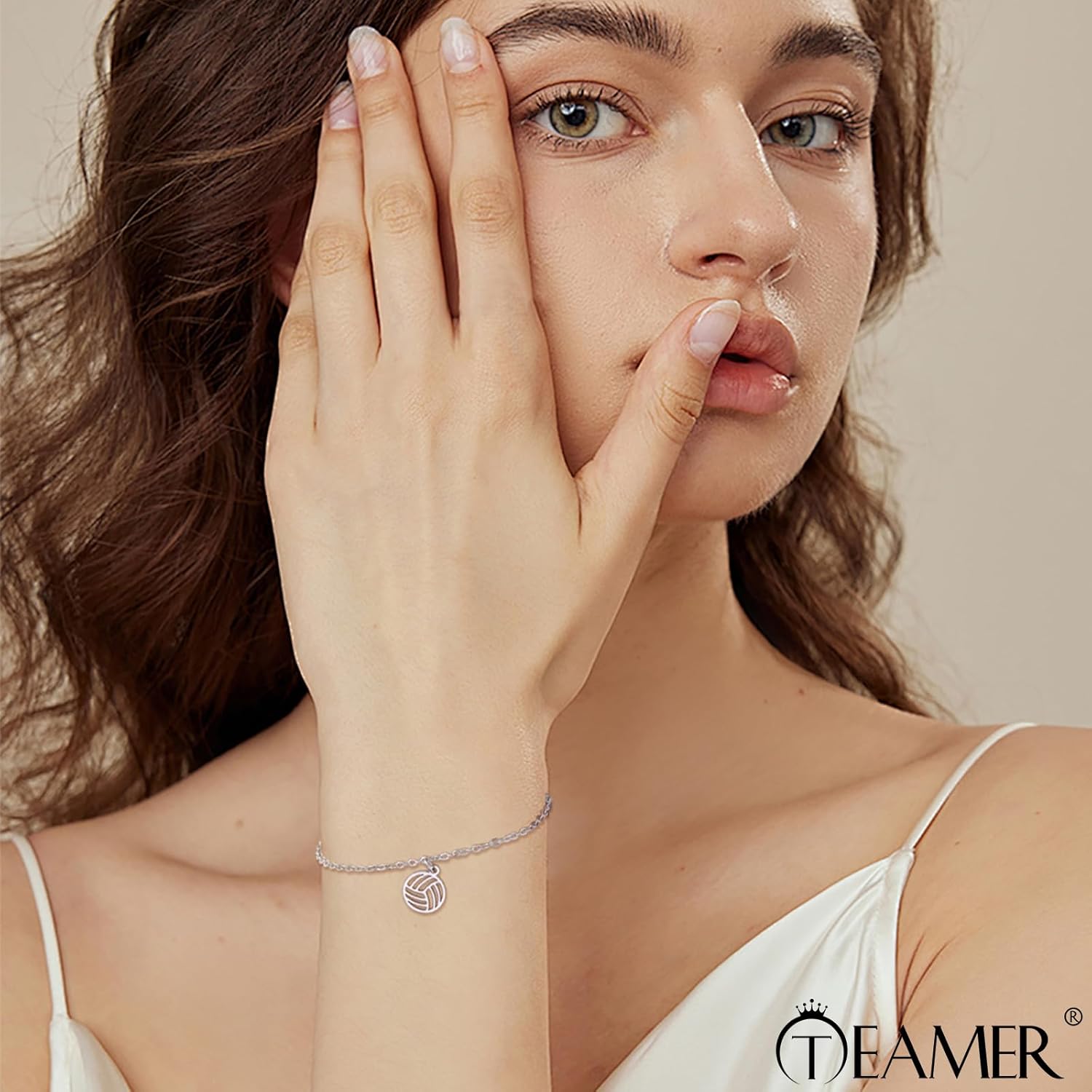 TEAMER Volleyball Bracelet Deliacate Volleyball Pendant Stainless Steel Fashion Sport Ball Jewelry For Team Athlete Coach Volleyball Lovers - Image 3