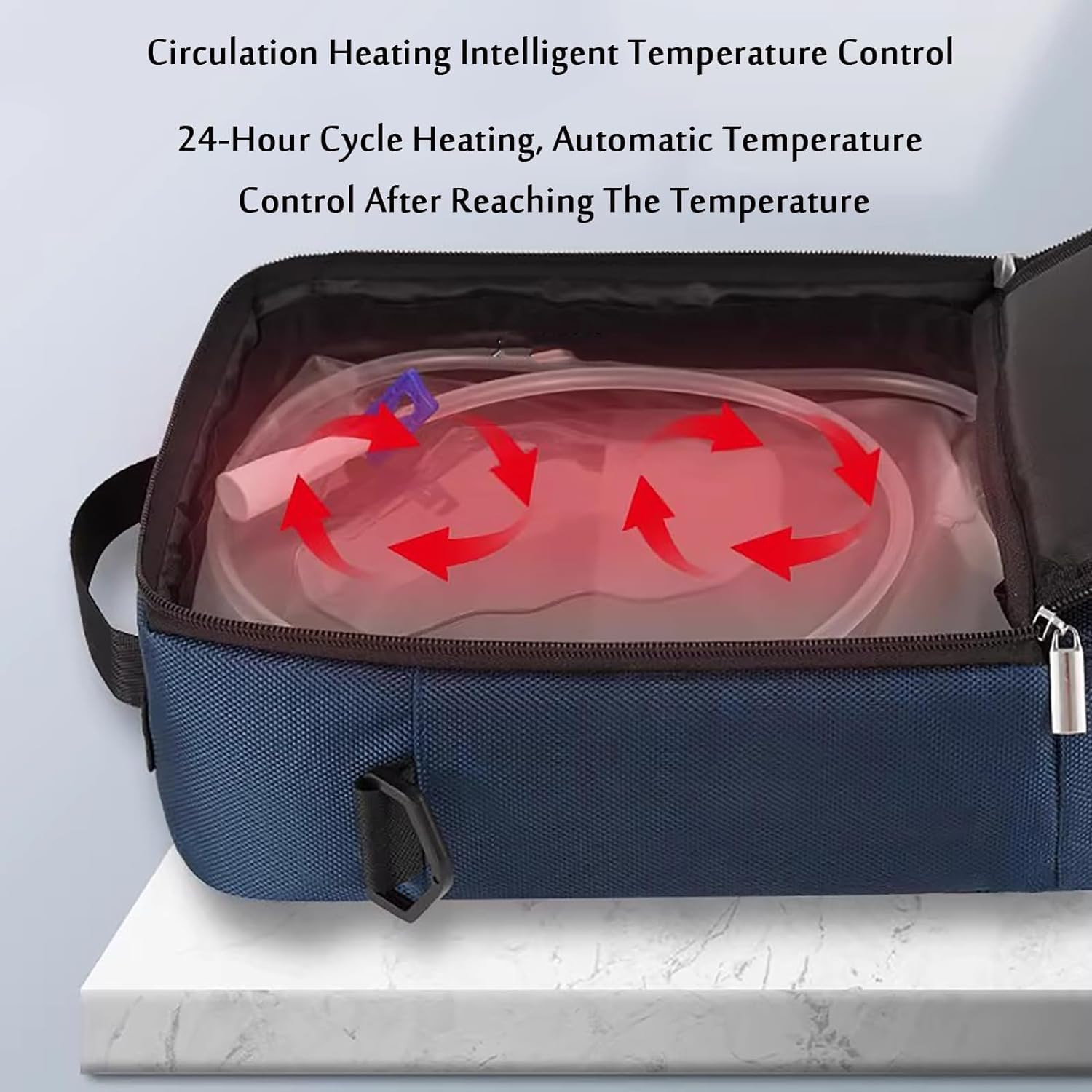 4L Peritonealdialyse-Flüssigkeitserwärmungspaket, 37 ℃ Peritonealdialyse-Flüssigkeitserwärmung konstanter Temperaturbox mit LCD-Digital Display, 25-45 ℃ Heizungsbereich für Haushaltsauto im Freien