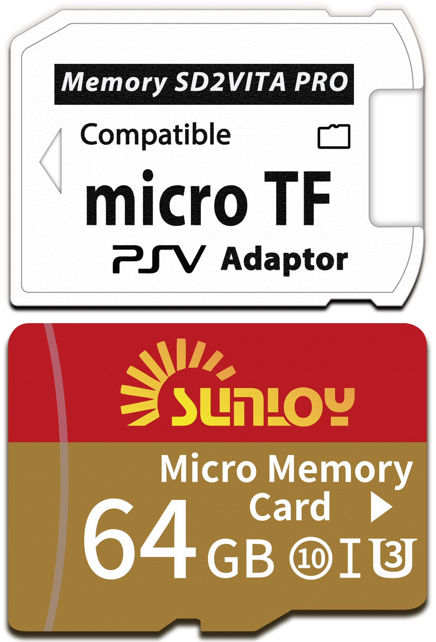 Amazon.com: SD2Vita 6.0 PS Vita Memory Card Adapter with 64GB