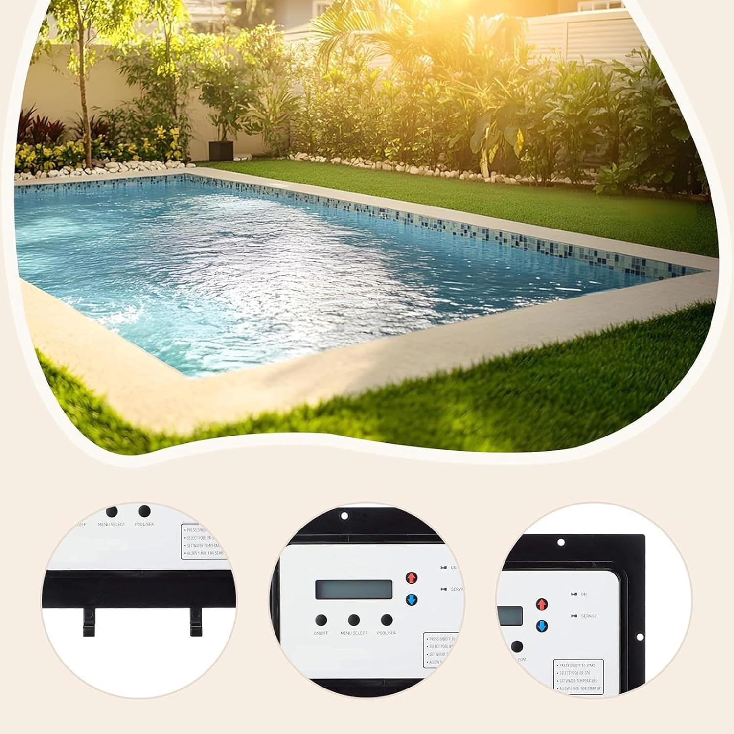 473425 Accuracy Thermoregulation Board for Pool Resort Heat Pumps with Quick Begin Function