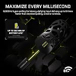CORSAIR Sabre v2 PRO sans fil MG FPS Souris de jeu – 33,000 DPI Capteur Marksman S, 8,000Hz Hyperpolling, Magnésium durable, Léger, Jusqu'à 120hr pile – Noir 33,000 DPI MARKSMAN Capteur S, 8,000Hz hyperpolling, magnésium durable, léger
