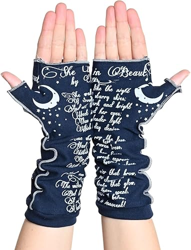 She Walks in Beauty Writing Gloves