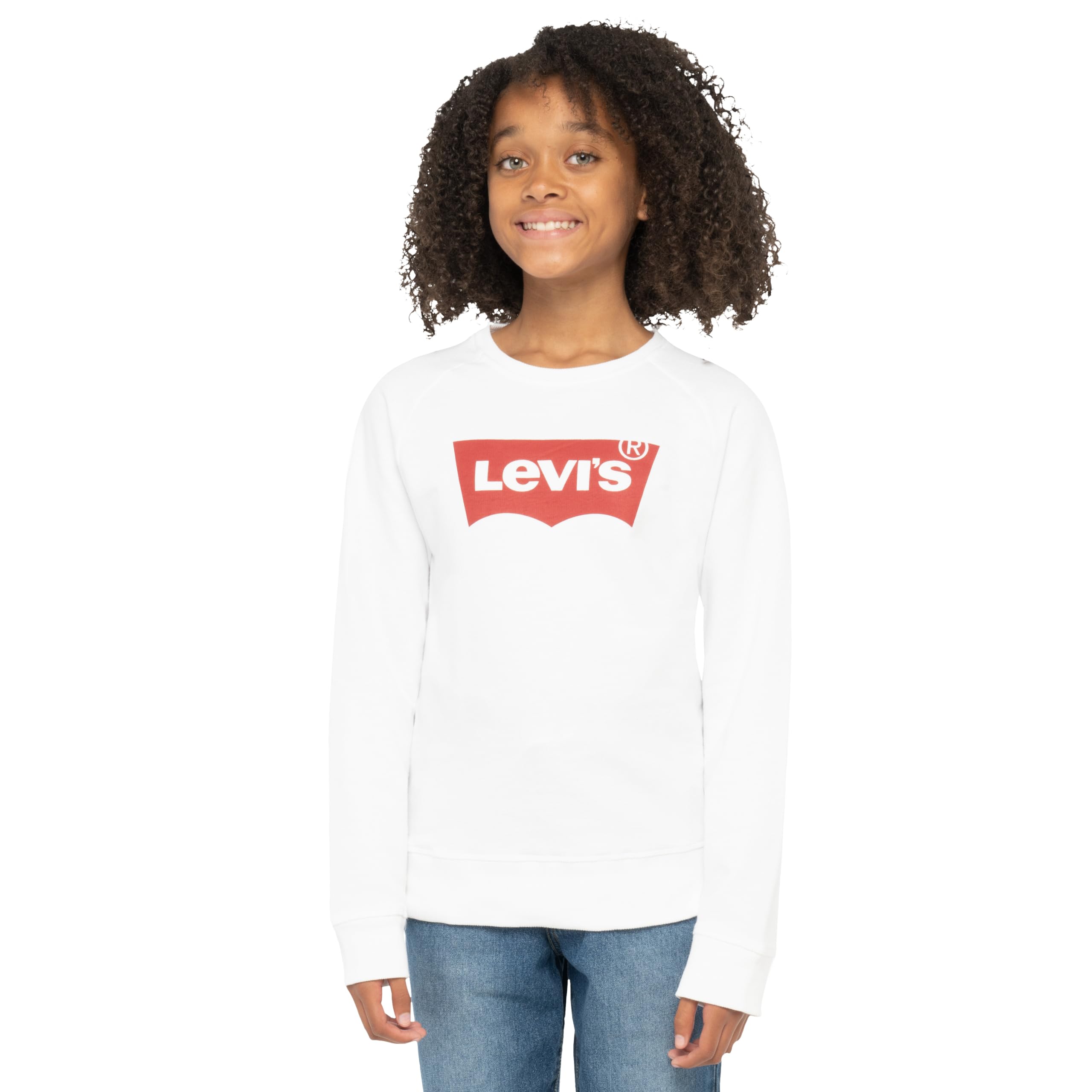 Girl's Lvg Key Item Logo Crew 4e6660 Sweatshirt (pack of 1)