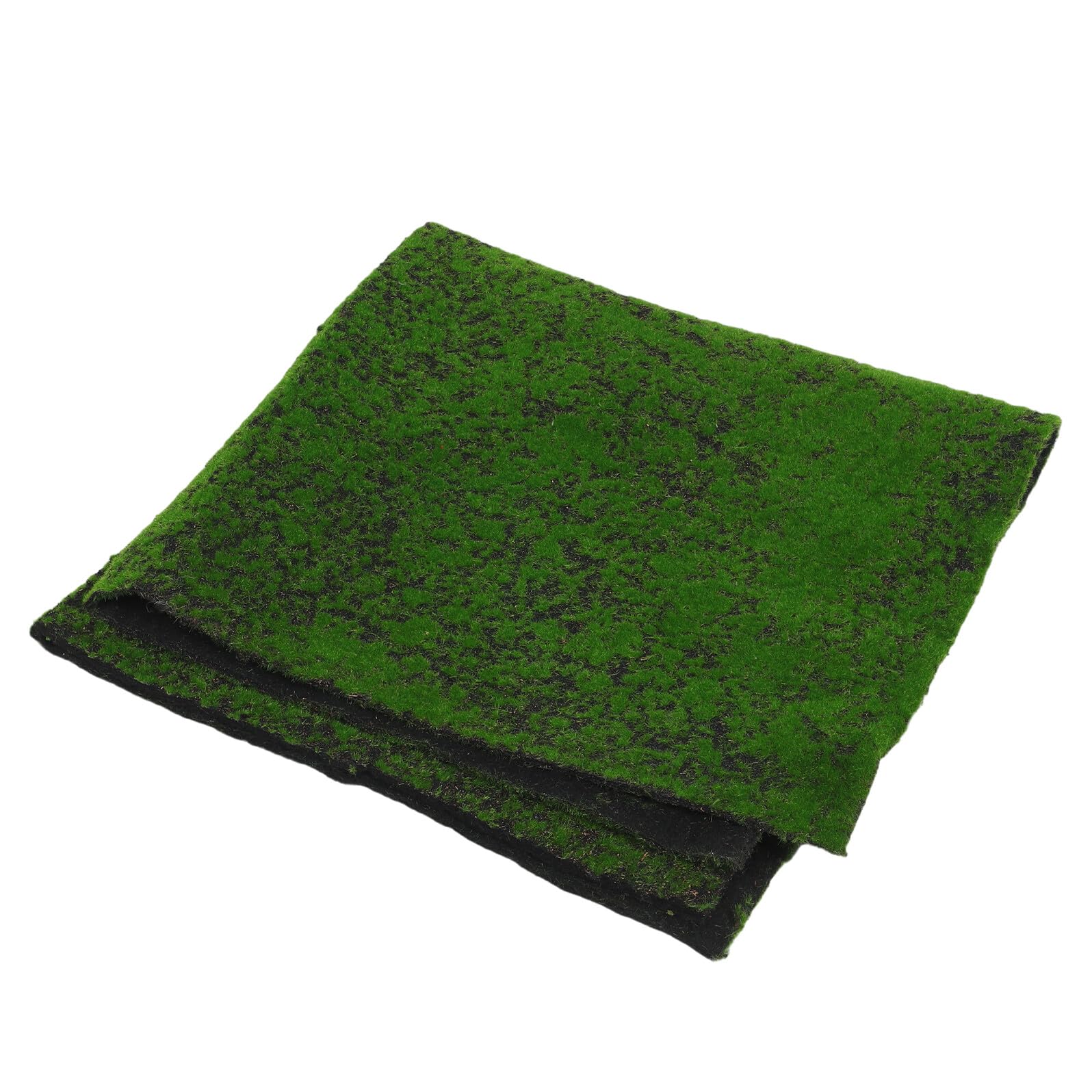 Tapis de Mousse Artificielle 1M X 1M Vert Réaliste Gazon Synthétique Décoratif