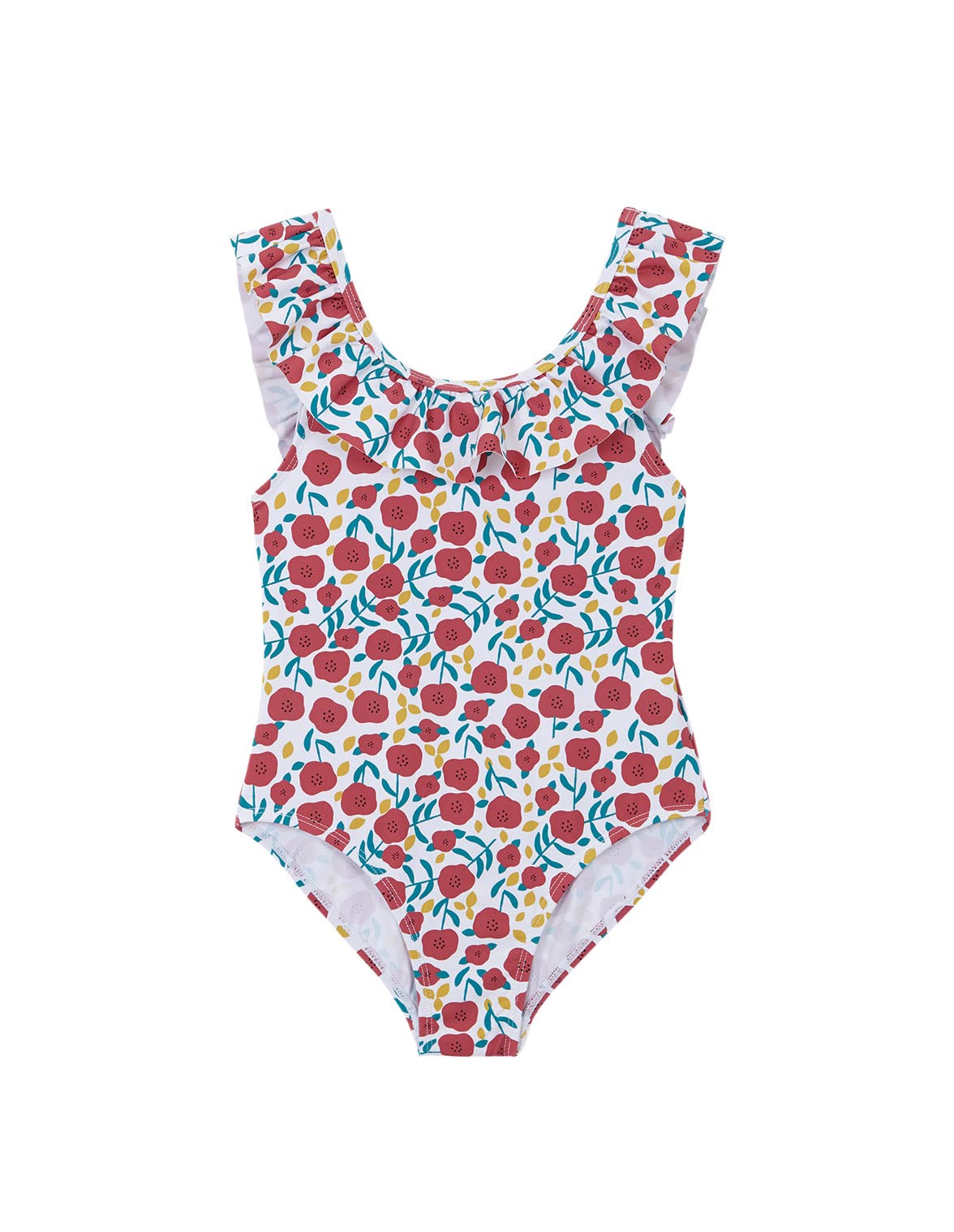 Gocco Traje de Baño Estampado Volante Estampa Bañador para Niñas